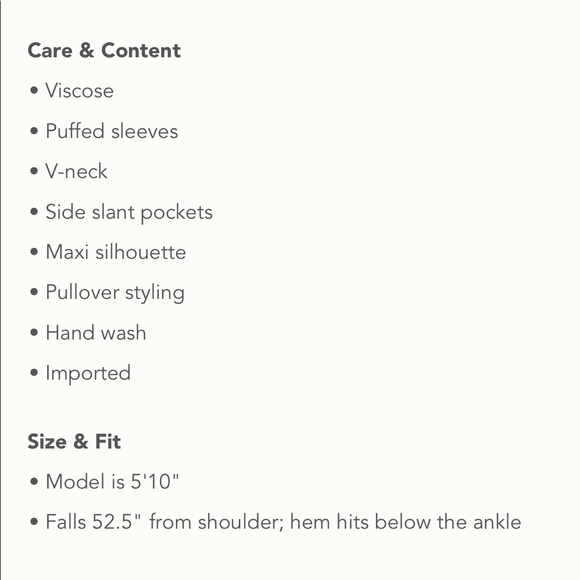 Anthropologie Lusana Puff-Sleeved Maxi Dress - Picture 4 of 9